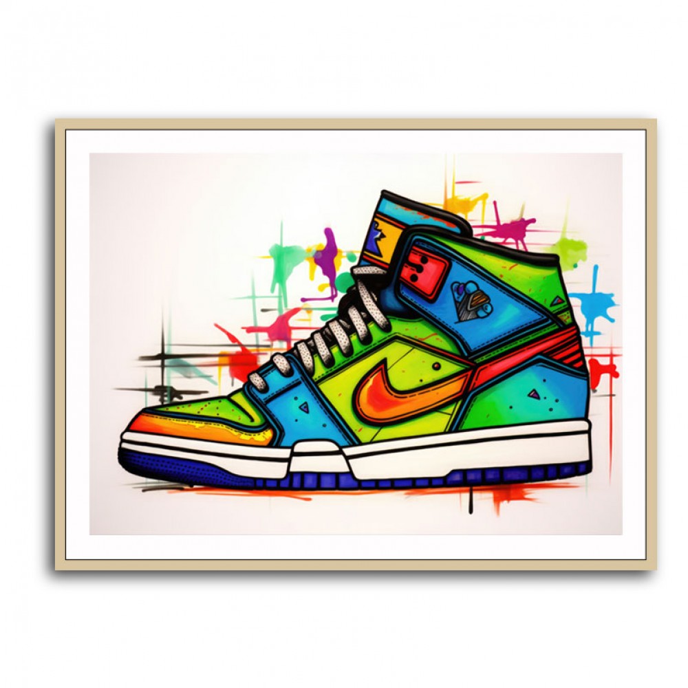 Jordan graffiti shoes top